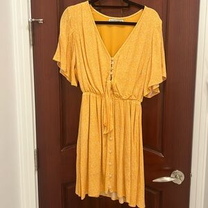 Yellow Abercrombie and Fitch Dress